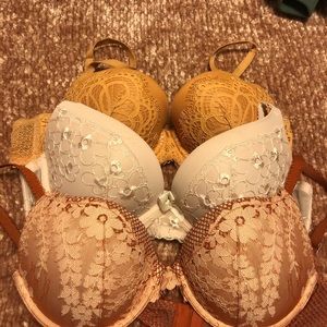 Lot of three bras